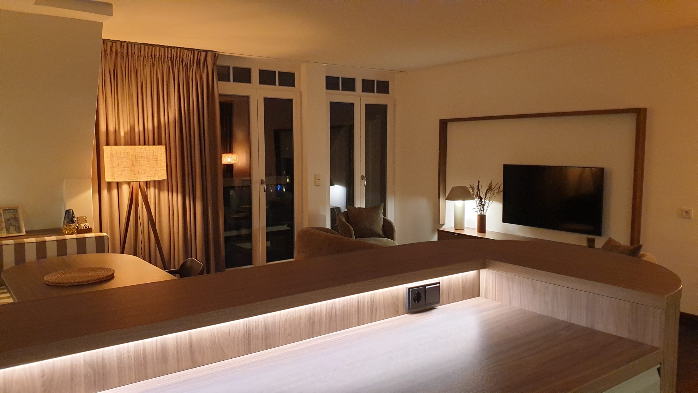 Abendstimmung in der Ferienwohnung